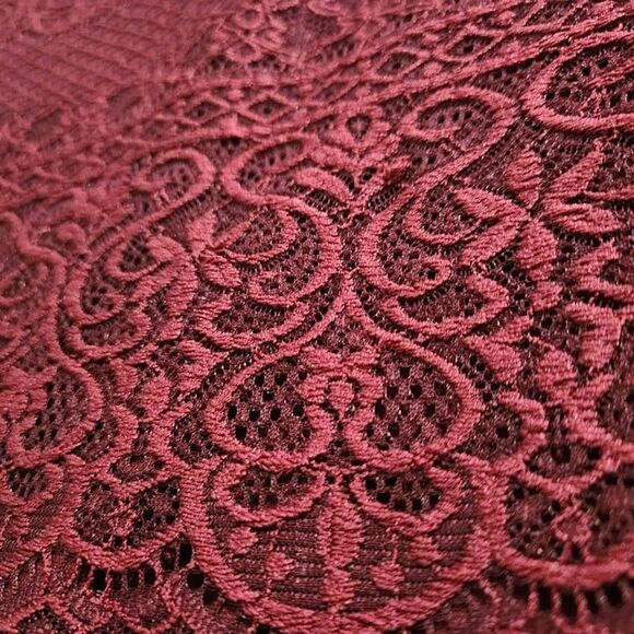 Wild Daisy maroon lacy junior mini dress - Picture 5 of 7